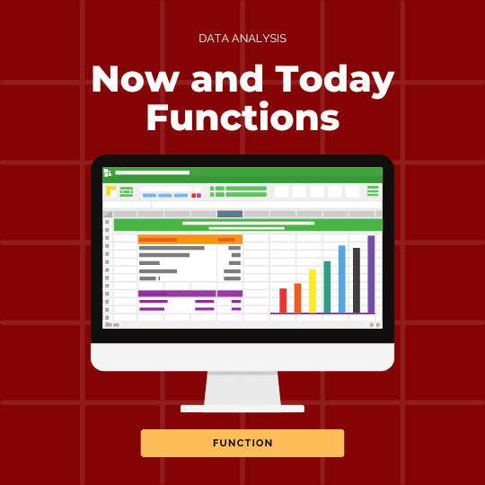 Today and Now Functions in Excel