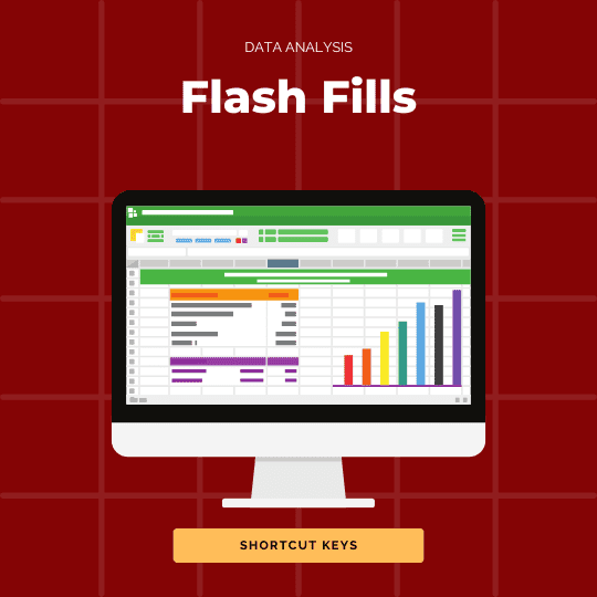 Flash Fills in Excel
