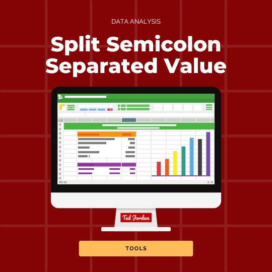 Split Semicolon Separated Value in Excel