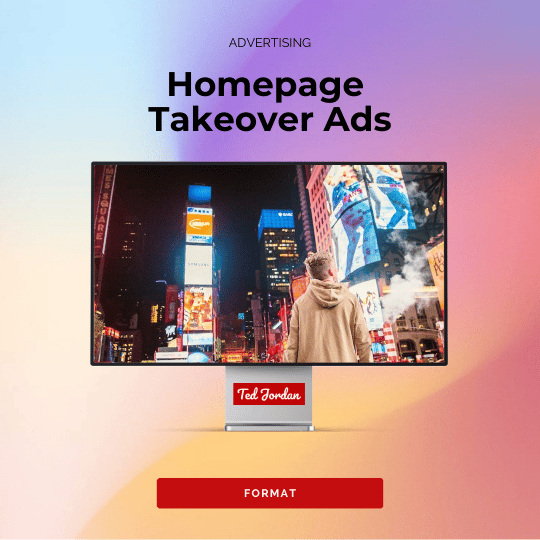 Homepage Takeover ads